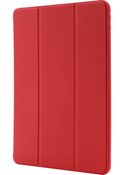 iPad 10.2 (2019 2020 2021) Cilt Dokunuşu Hissi Pu Deri Tpu Üçe Katlanmış Stand Düşmeyi Önleyici Kalem Yuvalı Tablet Kılıfı (Yurt Dışından) fırsatları