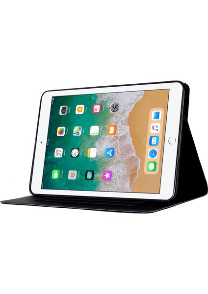 iPad 9.7 Inç (2017 2018) Desenli Baskılı Deri Flip Kafatası Tablet Kılıfı (Yurt Dışından) modelleri