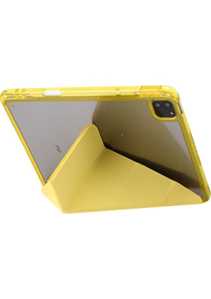 iPad Pro 13 (2024) Tpu Akrilik Pu Deri Origami Standı Arka Tablet Kılıfı (Yurt Dışından) indirimleri