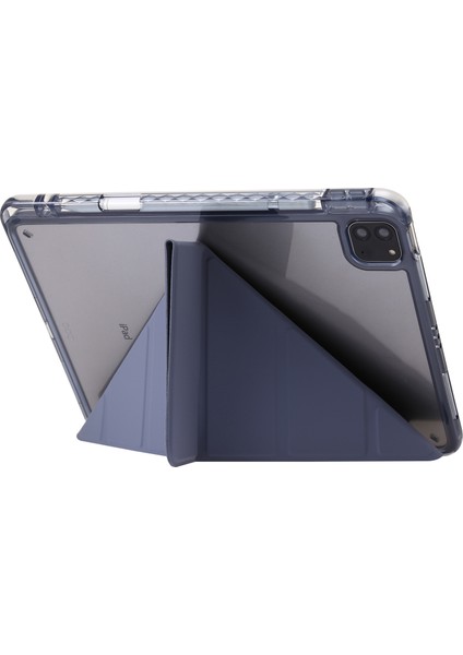 iPad Pro 13 (2024) Tpu Akrilik Pu Deri Origami Standı Arka Tablet Kılıfı (Yurt Dışından) modelleri