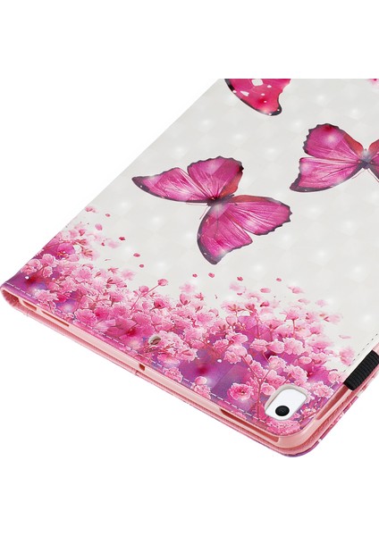 3D Desen Baskı Pu Deri Standı iPad 10.2 (2019 2020 2021) Ler Tablet Kılıfı (Yurt Dışından)
