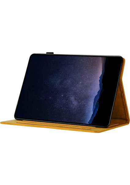 iPad 10.9 (2022) Petek Baskılı Kart Yuvalı Deri Tablet Kılıfı (Yurt Dışından)