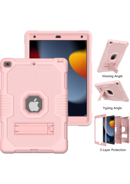 Kontrast Pc Tpu Silikon Stand Tamı iPad 10.2 (2019 2020 2021) Tablet Kılıfı (Yurt Dışından)