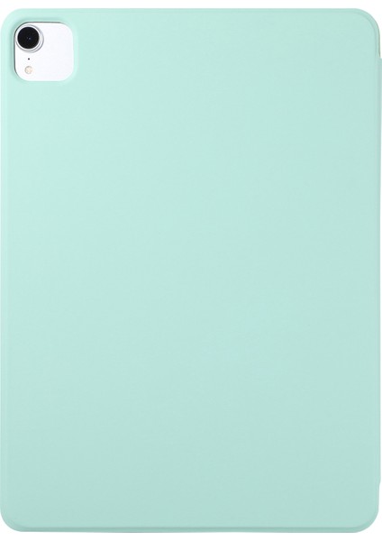 iPad Air 13 (2024) Üç Katlı Stand Deri Manyetik Emme Matcha Tablet Kılıfı (Yurt Dışından) modelleri