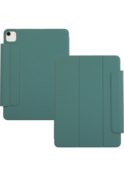iPad Pro 11 Inç (2022 2020 2021) IPAD Air (2020) AIR (2022) YEŞIL Otomatik Emmeli Dayanıklı Deri Tablet Kılıfı (Yurt Dışından)