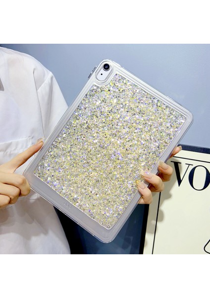 iPad 10.9 (2022) Düşme Önleyici Koruyucu Glitter Tpu Pc Ince Tablet Kılıfı (Yurt Dışından) indirimleri