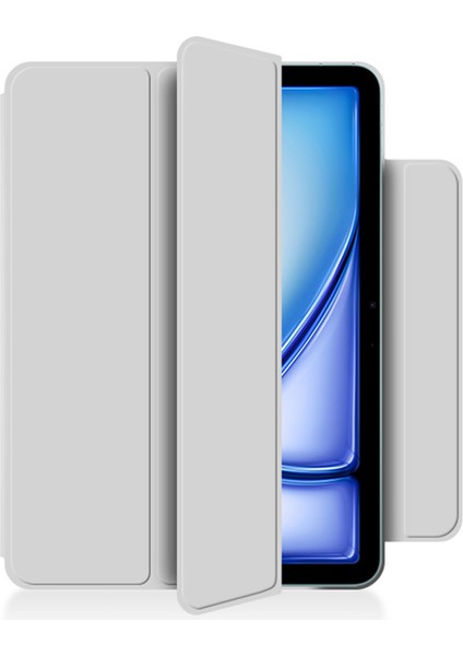 iPad Air 11 (2024 M2) Standlı Manyetik Pu Deri Flip Tablet Kılıfı (Yurt Dışından) fırsatları