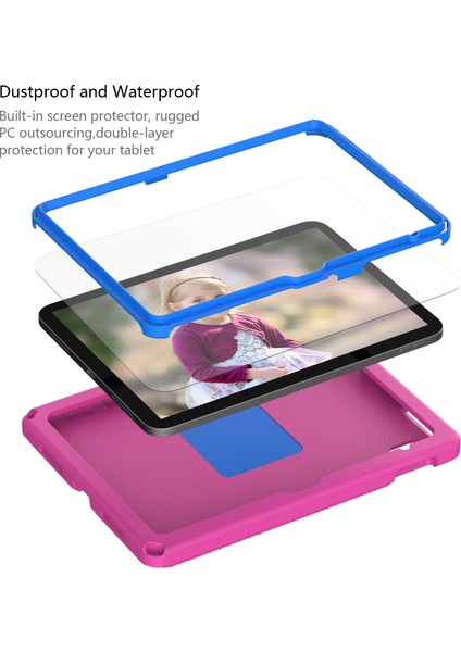 iPad 10.9 (2022) Kartal Desenli Döner Tekme Standı Omuz Askılı Tablet Kılıfı (Yurt Dışından) indirimleri