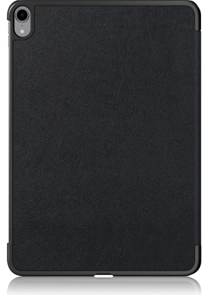 iPad Air 11 (2024) AIR (2020) AIR (2022) AIR (2022) Otomatik Uyandırma uyku Işlevlerine Sahip Üç Katlı Stand Sert Arka Folyo Pu Deri Tablet Kılıfı (Yurt Dışından) modelleri