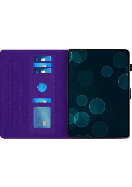 iPad Pro 11 (2024) Elmas Dokulu Kart Tutucu Stand Çizilmez Tablet Kılıfı (Yurt Dışından)