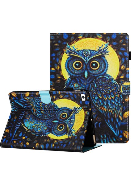 iPad Mini mini 2 3 4 mini (2019) 7.9 Inç Koruyucu Otomatik Uyandırma uyku Pu Deri Baykuş Tablet Kılıfı (Yurt Dışından)
