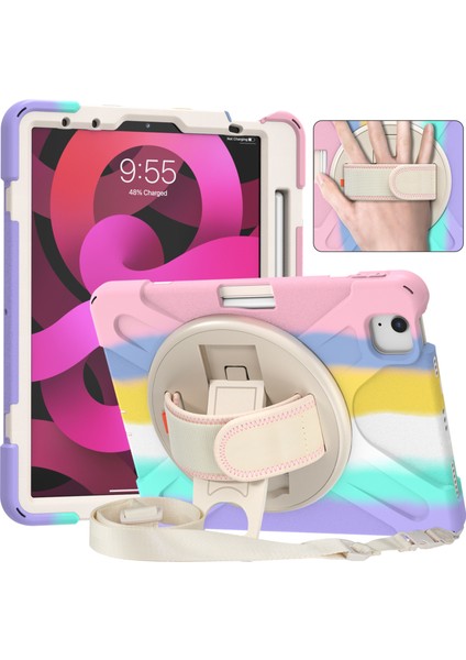 Döner Tekme Standı iPad Air (2020 2022) Manyetik Emme Kalem Yuvası Tamlı Tablet Kılıfı (Yurt Dışından) modelleri