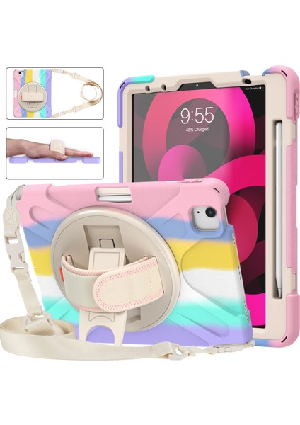 Döner Tekme Standı iPad Air (2020 2022) Manyetik Emme Kalem Yuvası Tamlı Tablet Kılıfı (Yurt Dışından) fırsatları