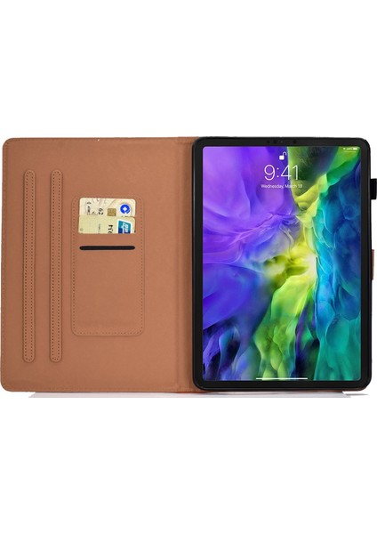For Air 11 (2024) AIR (2020 2022) Kart Tutuculu Pu Deri Standlı Tablet Kılıfı (Yurt Dışından)