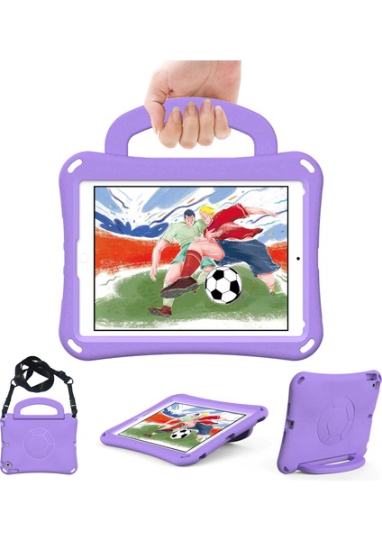 iPad Air (2013) AIR 2 Futbol Desenli Eva Koruyucu Saplı Tablet Kılıfı (Yurt Dışından)