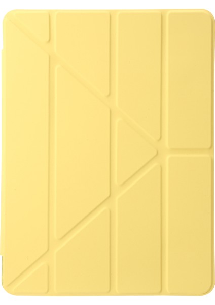 iPad 10.2 (2019 2020 2021) Origami Üç Katlı Stand Pu Deri Akrilik Tablet Kılıfı (Yurt Dışından) indirimleri