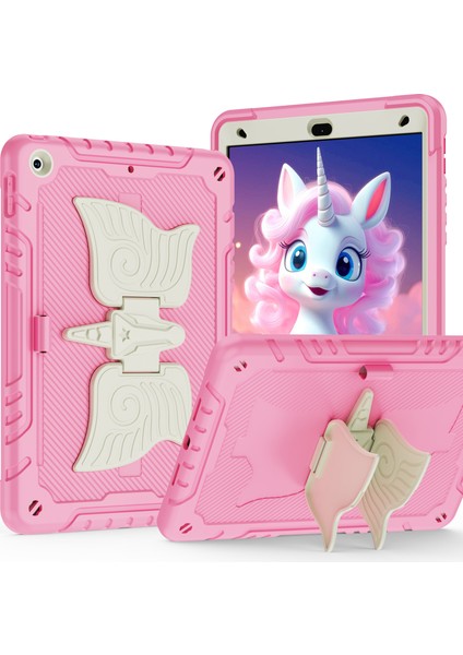 iPad 10.2 (2019 2020 2021) Silikon Pc Unicorn Standı Omuz Askılı Bej Tablet Kılıfı (Yurt Dışından) indirimleri
