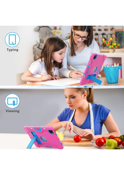 iPad Pro 11 Inç (2022 2021 2020) Tpu Pc ve stand Tablet Kılıfı (Yurt Dışından)