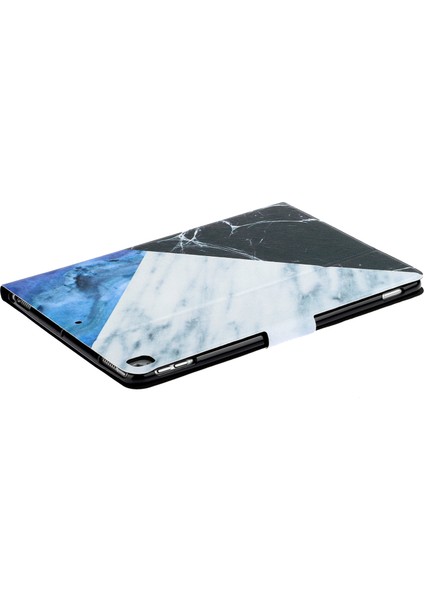 iPad 10.2 (2019 2020 2021) Desen Baskı Deri Kart Tutuculu Folio Smart Stand Tablet Kılıfı (Yurt Dışından)