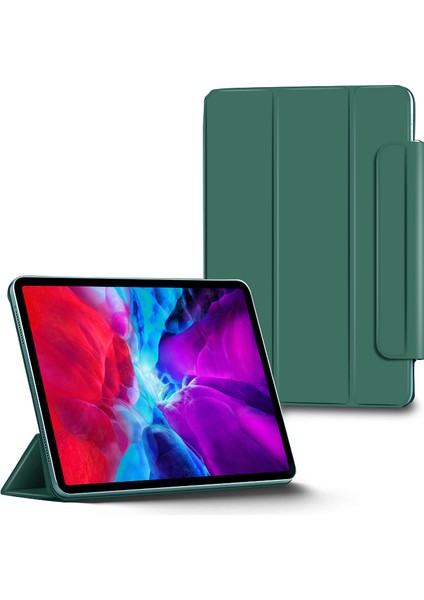 Güçlü Mıknatıslı Çerçevesiz Kalınlaştırılmış Deri iPad Pro 11 Inç (2022 2021 2020 2018) Tablet Kılıfı (Yurt Dışından)