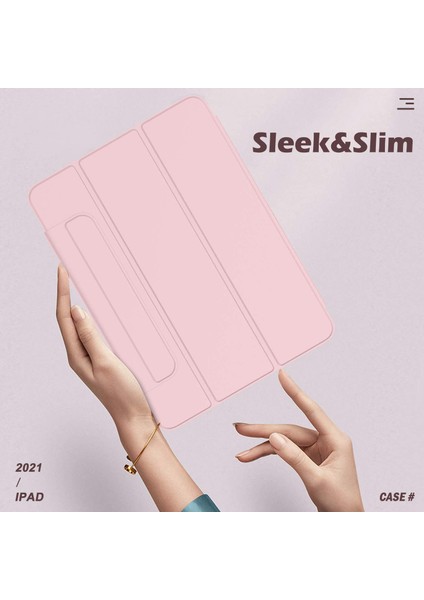 Üç Katlı Stand Otomatik Uyandırma Uyku Pu Deri Manyetik iPad Pro 12 9 Inç (2021) Tablet Kılıfı (Yurt Dışından) modelleri