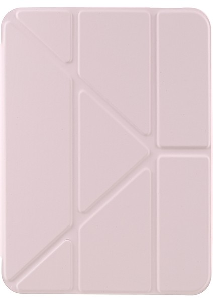 Kaliteli Otomatik Uyandırma uyku Origami Standı Akrilik Pu Deri iPad Mini (2021) Tablet Kılıfı (Yurt Dışından)