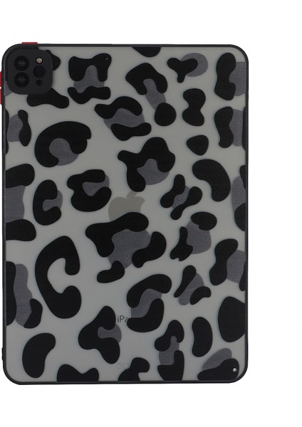 iPad Pro 11 (2020 2021 2022) Desen Baskı Pc Tpu Leopar Tablet Kılıfı (Yurt Dışından)