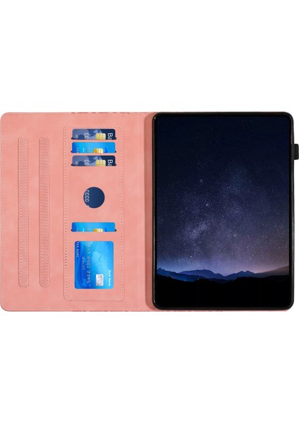 iPad Mini (2021) Çizilmez Yapı Taşı Baskılı Deri Tablet Kılıfı (Yurt Dışından)