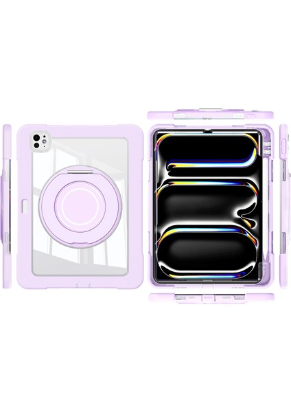iPad Pro 11 (2024) Pc Silikon Döner Destekli Tablet Kılıfı (Yurt Dışından) indirimleri