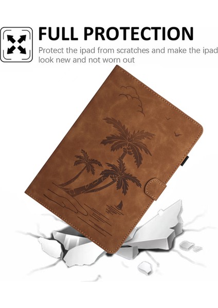 iPad 10.2 (2020 2019) Pu Deri Kart Yuvası Stand Tablet Kılıfı (Yurt Dışından) fırsatları