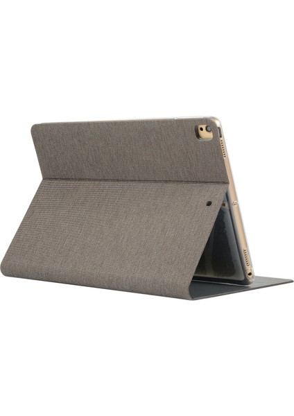 Jfptc Kumaş Doku Akıllı Stand Deri iPad 10.2 (2019 2020 2021) Tablet Kılıfı (Yurt Dışından)