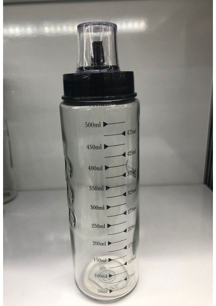 Şeffaf Dereceli Cam Yağdanlık, 500 ml, Beyaz, 1 Parça