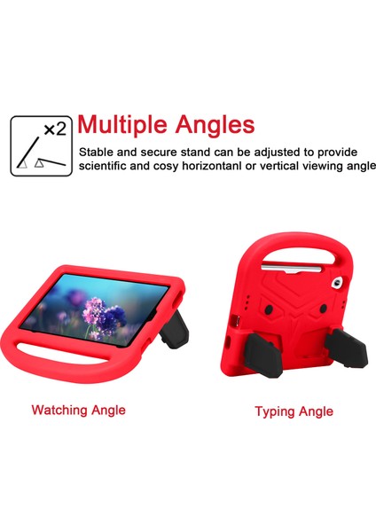 Serçe Taşınabilir Saplı Eva Koruyucu iPad Mini (2021) Standlı Tablet Kılıfı (Yurt Dışından)