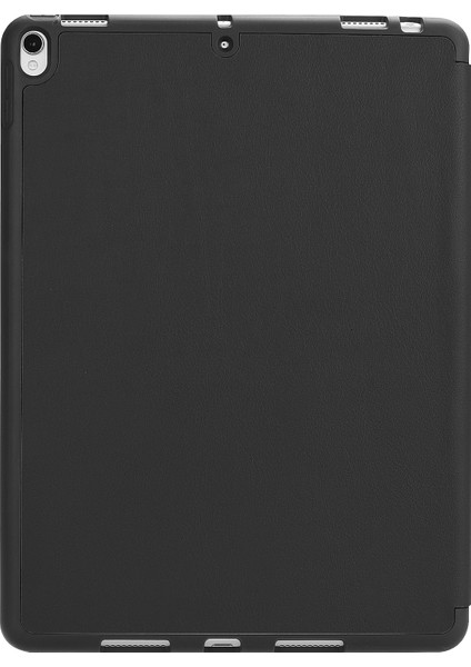 iPad Air (2019) PRO (2017) Ince Pu Deri Kalem Yuvalı Üç Katlı Stand Koruyucu Tablet Kılıfı (Yurt Dışından) modelleri