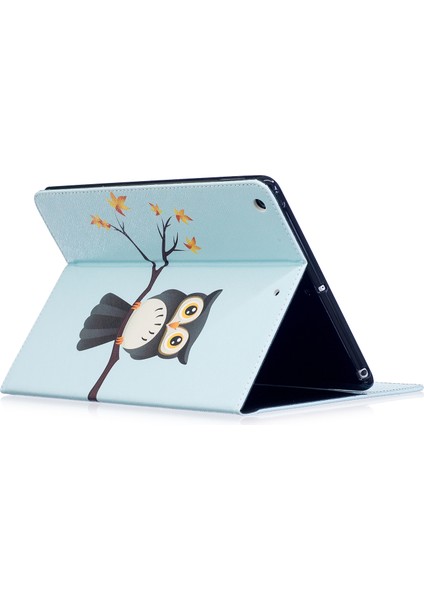 iPad 9.7 Inç (2017 2018) Desen Baskı Kartı Yuvası Standı Koruyucu Baykuş Dalda Tablet Kılıfı (Yurt Dışından) fırsatları