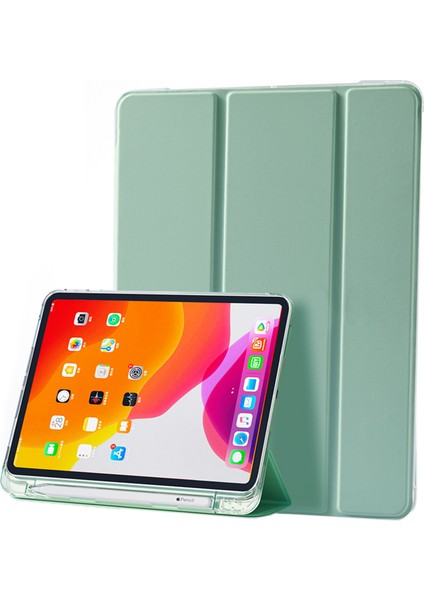 Deri iPad Air (2020) Kalem Yuvalı Tpu Iç Tablet Kılıfı (Yurt Dışından)