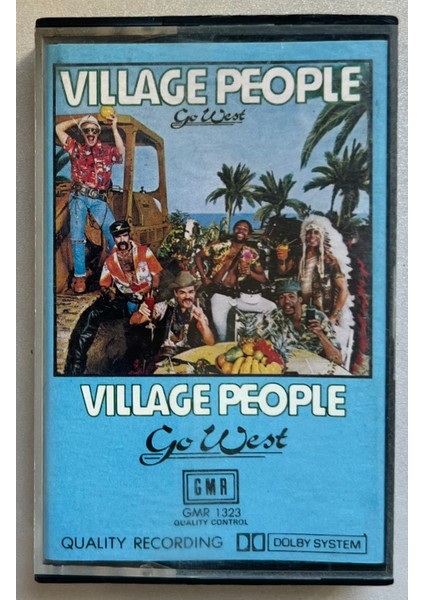 Village People Go West Kaset (Orjnal Dönem Gmr Singapur Baskı Kaset)