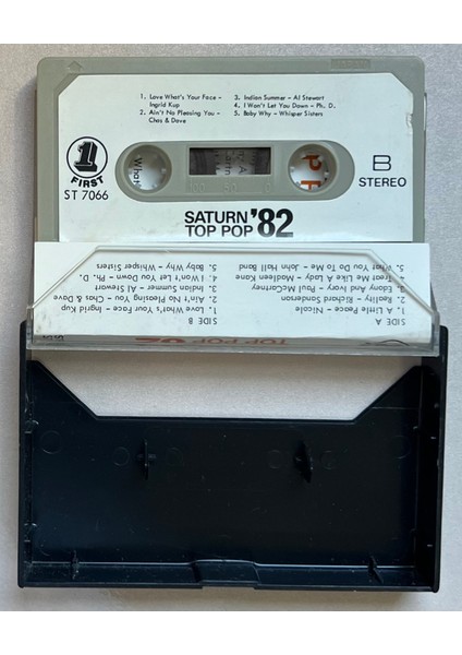 Saturn Top Pop 82 Kaset (Orjnal Dönem First Baskı Kaset)