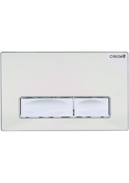 Design Metal Parlak Krom Kumanda Paneli