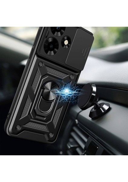 Infinix Hot 30 Kılıf Magnetik Standlı Kamera Korumalı Uyumlu Titanshield Kılıf Üstün Dayanıklılık. fiyatları