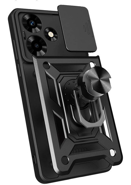 Infinix Hot 30 Kılıf Magnetik Standlı Kamera Korumalı Uyumlu Titanshield Kılıf Üstün Dayanıklılık. indirimleri