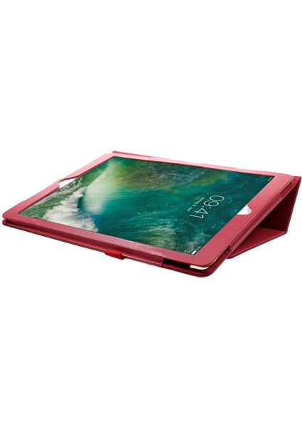 iPad Pro 12 9 Inç Litchi Texture Akıllı Deri Stand Kabuğu Tablet Kılıfı (Yurt Dışından)
