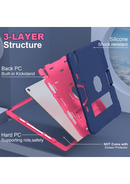 iPad Air 13 (2024) Silikon Pc stand Lacivert Tablet Kılıfı (Yurt Dışından) modelleri