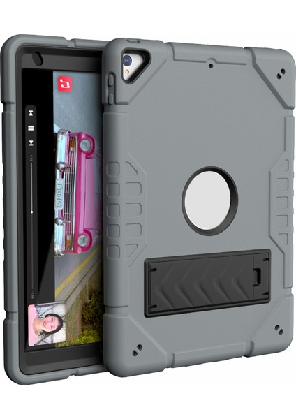 iPad 10.2 (2019 2020 2021) Standı Ağır Hizmet Tpu Pc Kaymaz Tablet Kılıfı (Yurt Dışından)