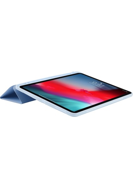 iPad Pro 12.9 Skin Touch Pu Deri Tam Koruma Üç Katlı Stand Otomatik Uyandırma uyku ve Kalem Yuvası Tablet Kılıfı (Yurt Dışından) fırsatları
