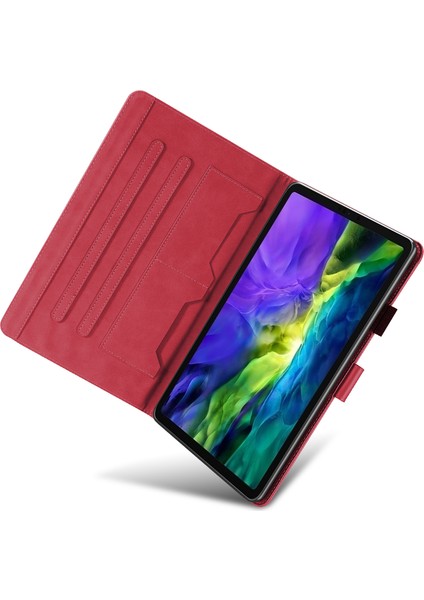 iPad Pro 11 (2020 2021 2022) Standlı Kart Tutucu Karikatür Hayvan Desenli Deri Tablet Kılıfı (Yurt Dışından) fiyatları
