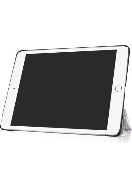 Üç Katlı Stand Deri Desen Baskı iPad 9.7 (2018) 9.7 (2017)D PRETTY Flowers Akıllı Uyandırma uyku Tamı Tablet Kılıfı (Yurt Dışından) fırsatları