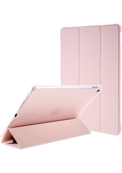 iPad 10.2 (2019 2020 2021) Üç Katlı Stand Akıllı Uyandırma uyku Deri (Apple Pencil Depolama Oluklu) Tablet Kılıfı (Yurt Dışından)