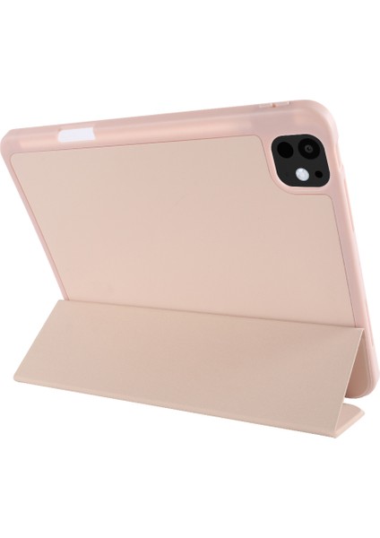 iPad Pro 13 (2024) Koruyucu Üç Katlı Stand Pu Deri Tablet Kılıfı (Yurt Dışından) fırsatları