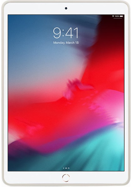 iPad Air 10.5 Inç (2019) Skin Touch Tpu Yumuşak Esnek Bej Tablet Kılıfı (Yurt Dışından)